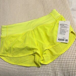 NWT Lululemon Speed Up LR Short 2.5” Lined HIYE